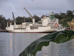 cargo ship banana